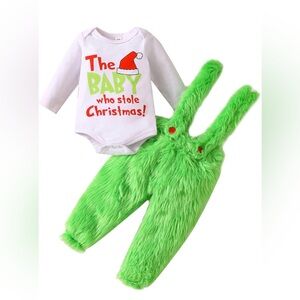 Christmas Baby Outfit 3T “The Baby Who Stole Christmas” New